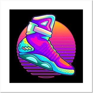 80s MAG Retrowave Sneaker Posters and Art